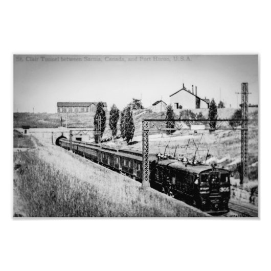 セントクレアリバートンネルヴィンテージポストカード フォトプリント            (正面)