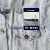 セントクレア川のエドモンド・フィッツジェラルド 缶バッジ (インサイチュ)