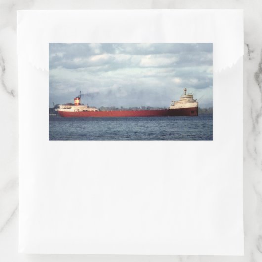 セントクレア川のエドモンド・フィッツジェラルド 長方形シール (バッグ)