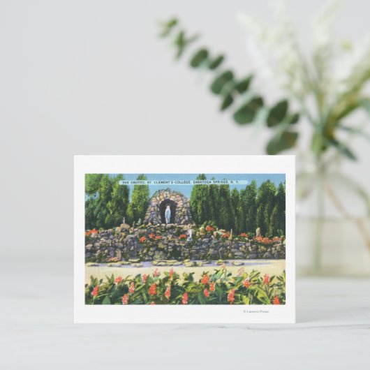 セントクレメント大学のgrotto ポストカード (スタンド正面)