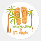 セントクロワでのハネムーン ラウンドシール (正面)