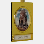 セントクロワシュガーミル金ゴールドオーナメント ゴールドプレートバナーオーナメント (右)