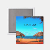 セントクロワビーチシーン マグネット (正面/裏面)