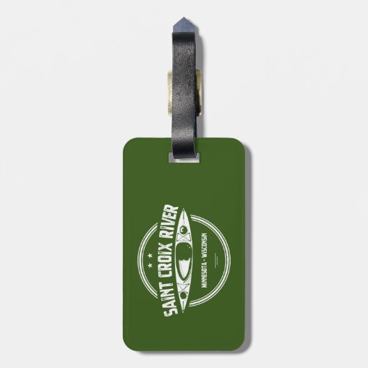 セントクロワリバーミネソタウィスコンシンカヤック ラゲッジタグ (裏面縦)