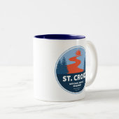 セントクロワ国家風景川路 ツートーンマグカップ (正面右)