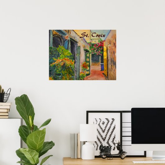 セントクロワ横丁 ポスター (ホームオフィス)