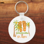 セントクロワ・キーチェーンでのハネモニング キーホルダー (正面)