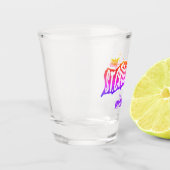 セントクロワ、クルス、米国ヴァージン諸島夕日 ショットグラス (左)