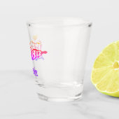 セントクロワ、クルス、米国ヴァージン諸島夕日 ショットグラス (右)