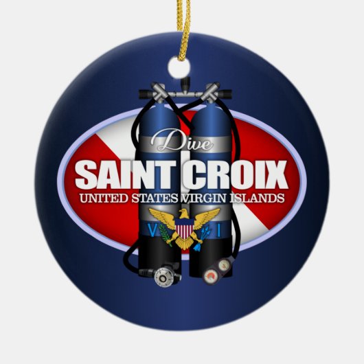 セントクロワ(ST) セラミックオーナメント (正面)