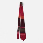 セントクロワUSVIサークルマドラスパターンのパーソナライズ ネクタイ (裏面)