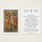 セントゲルトルド大切血イエス祈りの言葉聖札 (正面&裏面)