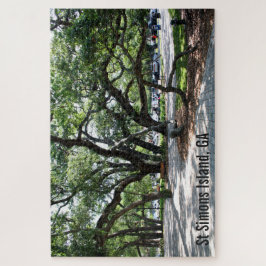 セントサイモンズアイランドライブオーク材 ジグソーパズル