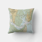 セントサイモンズサウンドブルンスウィックハーバーアンドタートルリバー クッション (裏面)