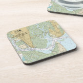 セントサイモンズサウンドブルンスウィックハーバーアンドタートルリバー コースター (左側)