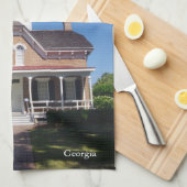 セントサイモンズライトハウスキッチンタオル キッチンタオル (四つ折り)