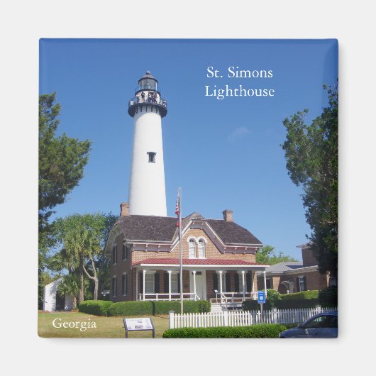 セントサイモンズライトハウスマグネット マグネット (正面)