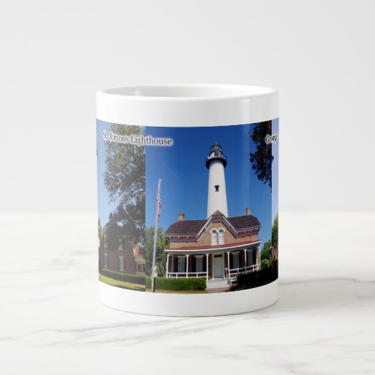 セントサイモンズライトハウス専門マグ ジャンボコーヒーマグカップ (正面)