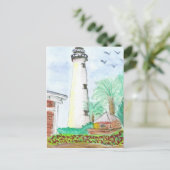 セントサイモンズライトハウス ポストカード (スタンド正面)