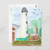 セントサイモンズライトハウス ポストカード (正面/裏面)