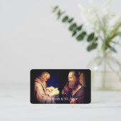 セントサイモン&セントジュード祈りの言葉カード コーリングカード (スタンド正面)