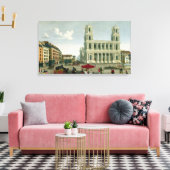 セントサルピス教会の景色 キャンバスプリント (インサイチュ (リビング))