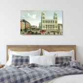 セントサルピス教会の景色 キャンバスプリント (インサイチュ (寝室))