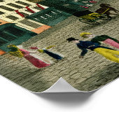 セントサルピス教会の景色 ポスター (角)