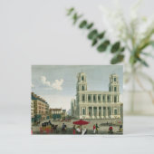 セントサルピス教会の景色 ポストカード (スタンド正面)