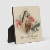 セントザリトルフラワーバラ引用文 フォトプラーク (正面)