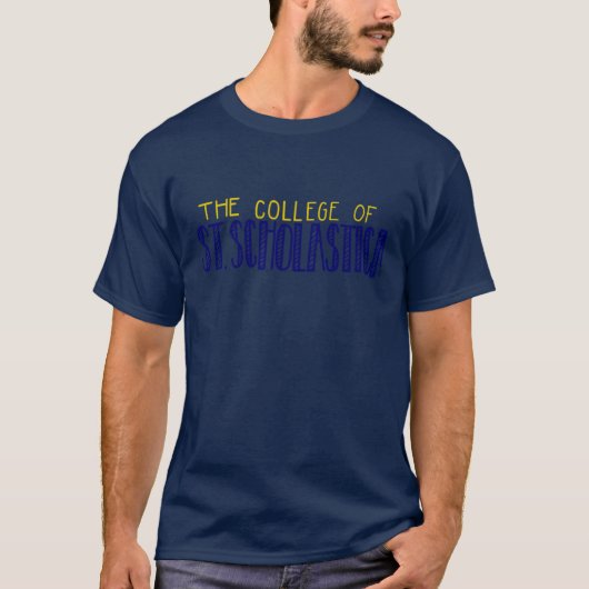 セントショラスティカ大学 Tシャツ (正面)