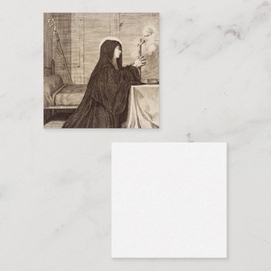 セントショラスティカ学園 スクエア名刺 (正面/裏面)