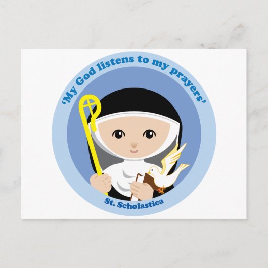 セントショラスティカ ポストカード (正面)