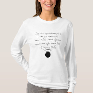 セントジアンナ·モラ·引用文·ウィメンズTシャツ Tシャツ