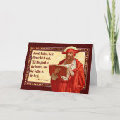 セントジェロームは(鳥)ショウジョウコウカンチョウとやる気を起こさせる引用文 カード (正面)