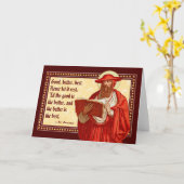 セントジェロームは（鳥）ショウジョウコウカンチョウとやる気を起こさせる引用文 カード (黄色い花)