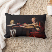 セントジェロ書ーム(by Caravaggio) ランバークッション (ブランケット)