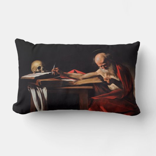 セントジェロ書ーム(by Caravaggio) ランバークッション (正面)