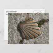 セントジェームスの道ホタテのルートマーカー ポストカード (正面/裏面)