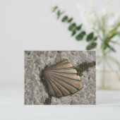 セントジェームスの道ホタテのルートマーカー ポストカード (スタンド正面)