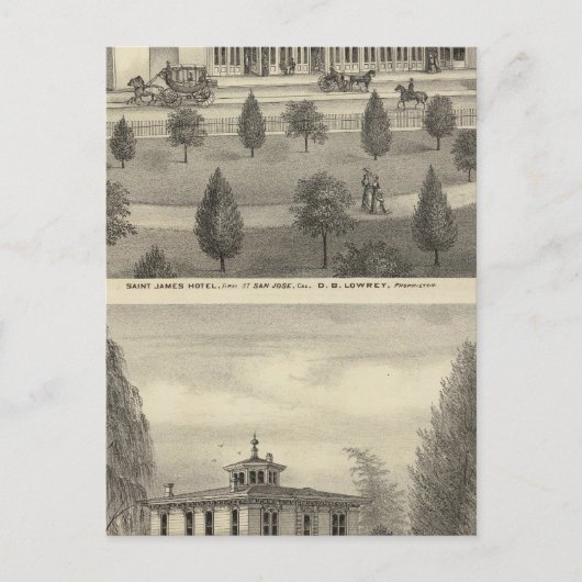 セントジェームスホテル、住居 ポストカード (正面)