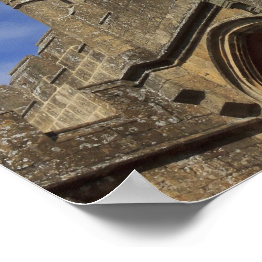 セントジェームス教会タワー、チッピング・カムデン ポスター (角)