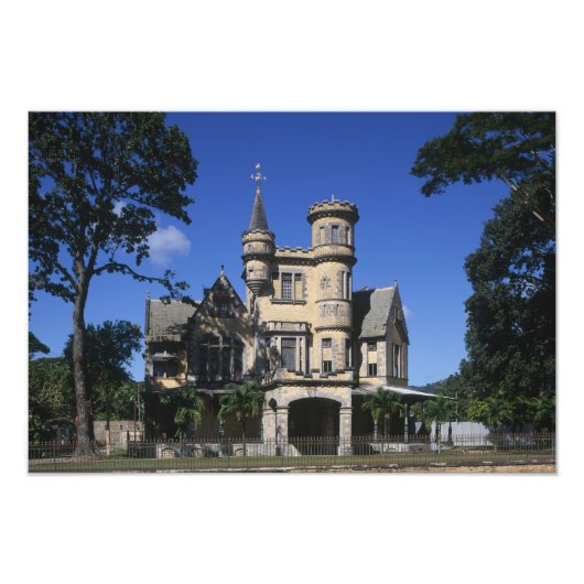 セントジェームス,スペイン港,トリニダードカリブの, フォトプリント (正面)