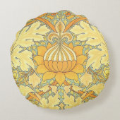 セントジェームズの場所のためのウィリアム・モリスの壁紙 ラウンドクッション (裏面)