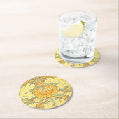 セントジェームズの場所のためのウィリアム・モリスの壁紙 ラウンドペーパーコースター (インサイチュ)