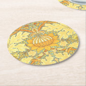 セントジェームズの場所のためのウィリアム・モリスの壁紙 ラウンドペーパーコースター (アングル)