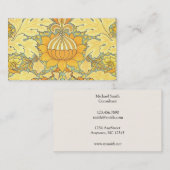 セントジェームズの場所のためのウィリアム・モリスの壁紙 名刺 (正面/裏面)