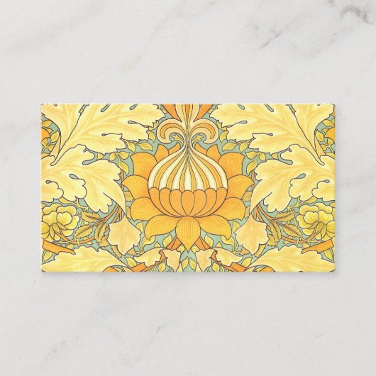 セントジェームズの場所のためのウィリアム・モリスの壁紙 名刺 (正面)