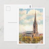 セントジェームズカテドラルトロントカナダヴィンテージ ポストカード (正面/裏面)