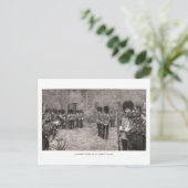 セントジェームズパレスでガードを変更 ポストカード (スタンド正面)